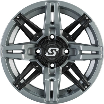 Rukus Le Wheel 14x7 4/110 6+1 (+30mm) Blk/Stealth Grey