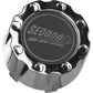 Wheel Cap 4/137 & 4/156 Short Chrome Cap / Black Decal