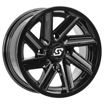Chopper Wheel 14x7 4/156 4+3 (+5mm) Black