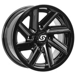Chopper Wheel 14x7 4/156 4+3 (+5mm) Black