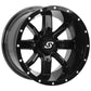 Hollow Point Wheel 14x8 4/137 4+4 (0mm) Black