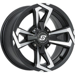 Riot Wheel 14x7 4/137 5+2 (+10mm) Blk/Machined