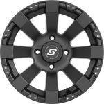 Spyder Wheel 12x7 4/156 4+3 (+5mm) Black