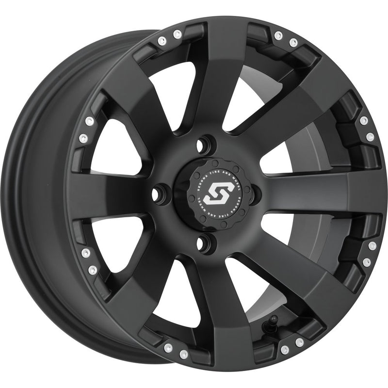 Spyder Wheel 12x7 4/110 2+5 ( 47mm) Black
