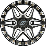 Split 6 Bdlk Wheel 15x6 4/156 5+1 (+38mm) Blk/Machined