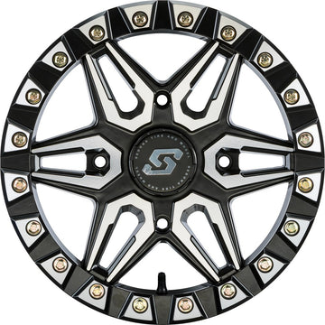 Split 6 Bdlk Wheel 15x6 4/137 5+1 (+38mm) Blk/Machined