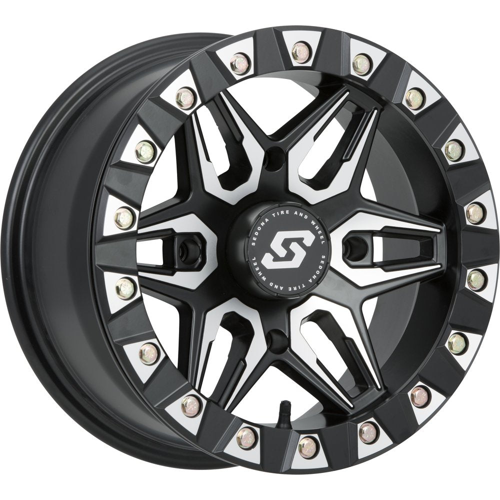Split 6 Bdlk Wheel 14x7 4/156 6+1 (+30mm) Blk/Machined