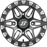 Split 6 Bdlk Wheel 14x7 4/110 5+2 (+10mm) Blk/Machined