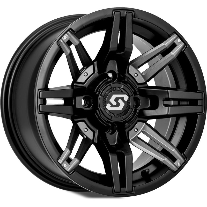 Rukus Wheel 14x7 4/110 5+2 (+10mm) Blk/Gunmetal