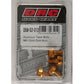 Aluminum Taper Bolts Gold M6x12mm 4/Pk