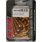 Aluminum Taper Bolts Gold M6x35mm 20/Pk