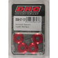 Aluminum Spacers Type 1 Red M6x12mm 4/Pk