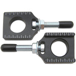 Chain Adjuster Blocks Black Husq/Ktm