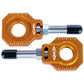 Chain Adjuster Blocks Ktm Orange