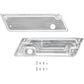Billet Bag Latch Covers Raw 99 13 Flt/Flht/Flhr/Fltr/Flhx