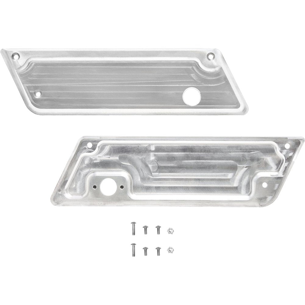 Billet Bag Latch Covers Raw 99 13 Flt/Flht/Flhr/Fltr/Flhx
