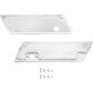 Billet Bag Latch Covers Chrome 99 13 Flt/Flht/Flhr/Fltr/Flhx
