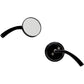 Billet Round Mirror Left Black