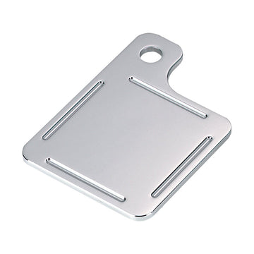 Side Mount Inspection Plate Ball Milled Chrome