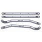 High Clearance Radius Rods Grey
