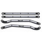 High Clearance Radius Rods Black