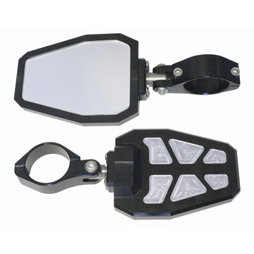 Side Mirror Recut Black 1.875"
