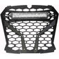 Front Grill Black Pol Rzr S With 10" Light
