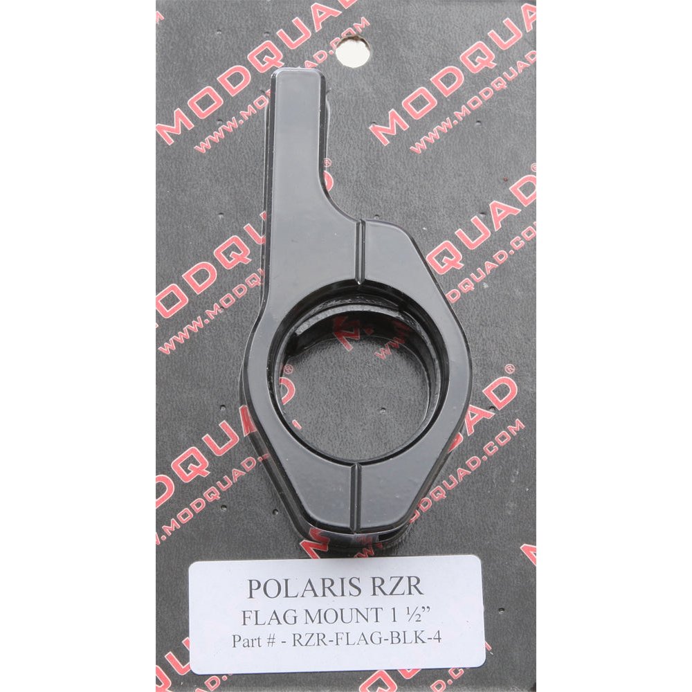 Flag Mount Horizontal Black 1.5"