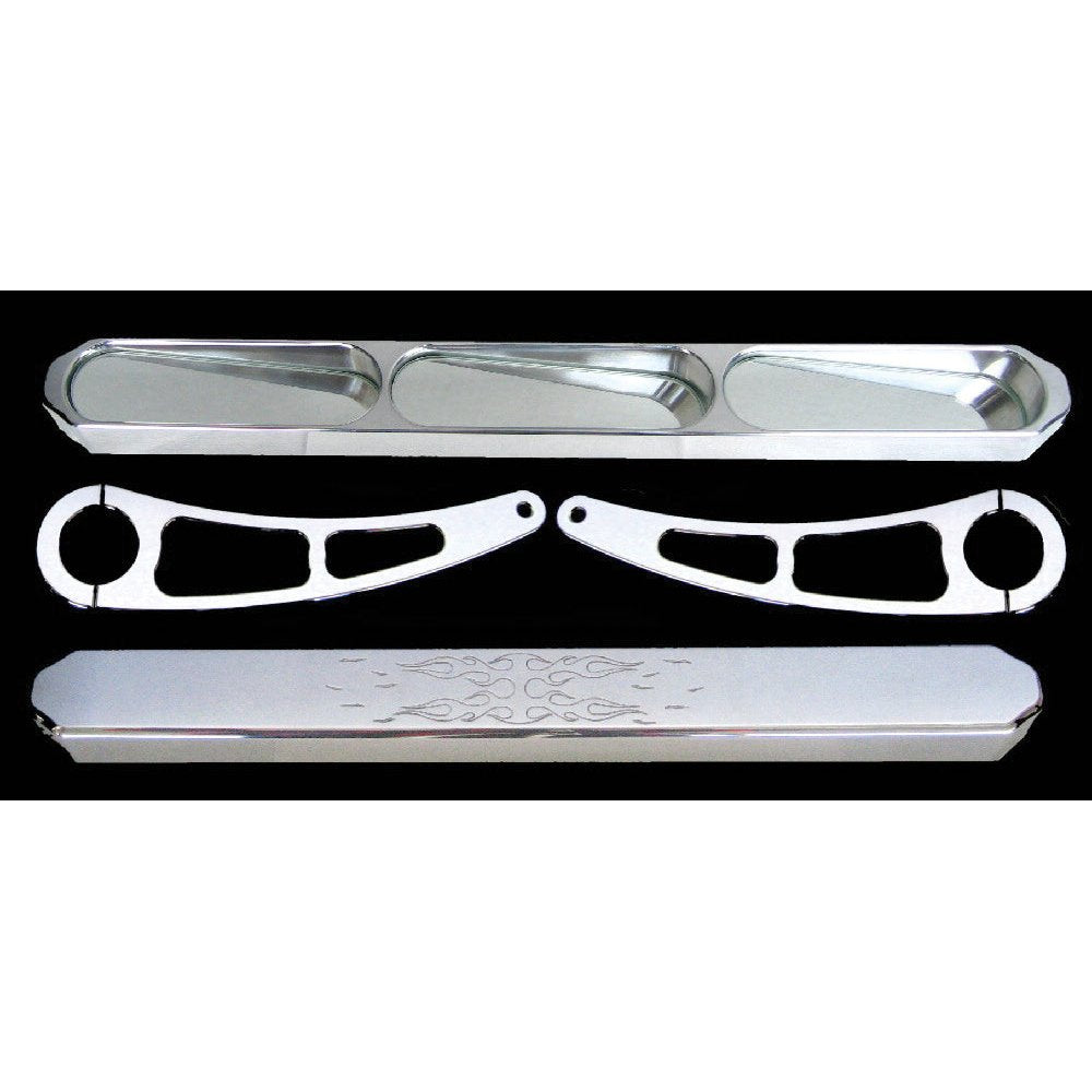 3 Way Mirror Black 1.75"