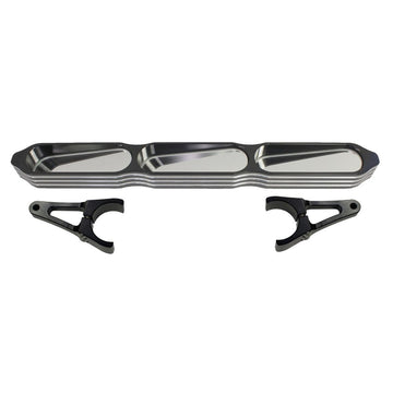 3 Panel Mirror Black 1.5"