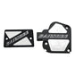 Throttle & Brake Cover Set Black Logo Banshee