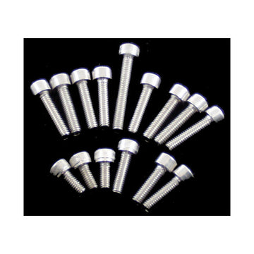 15 Piece Clutch Wtr Cover Stainless Bolt Kit
