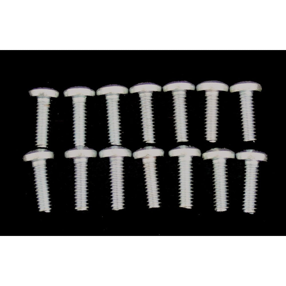 14 Piece Plastic Fender Set   Stainless Bolt Kit