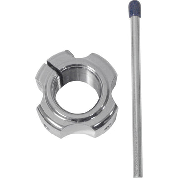 Axle Locking Nut   Double (Silver)