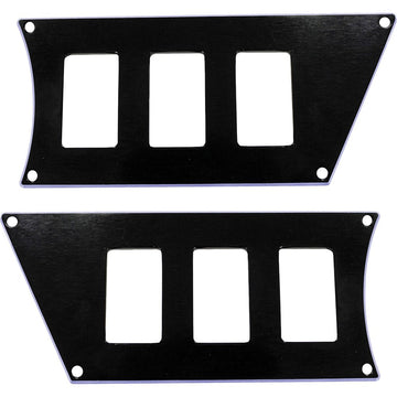 Dash 6 Switch Plate (Black)