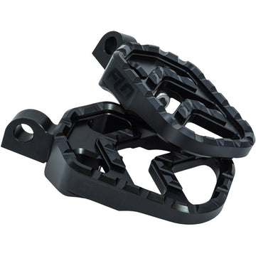 Savage Series Footpegs Black M8 Softail Passenger