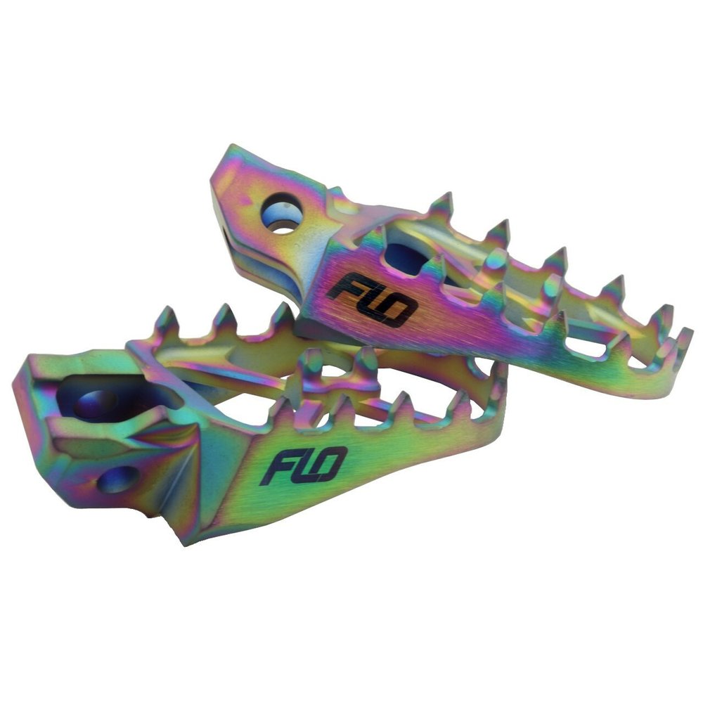 Titanium Foot Pegs Jet Fuel Hon/Kaw