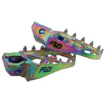Titanium Foot Pegs Jet Fuel Hon/Kaw