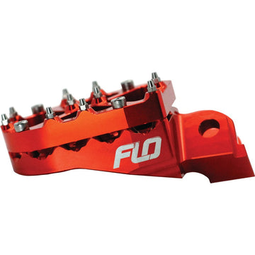 Pro Series Foot Peg Risers Orange 13mm