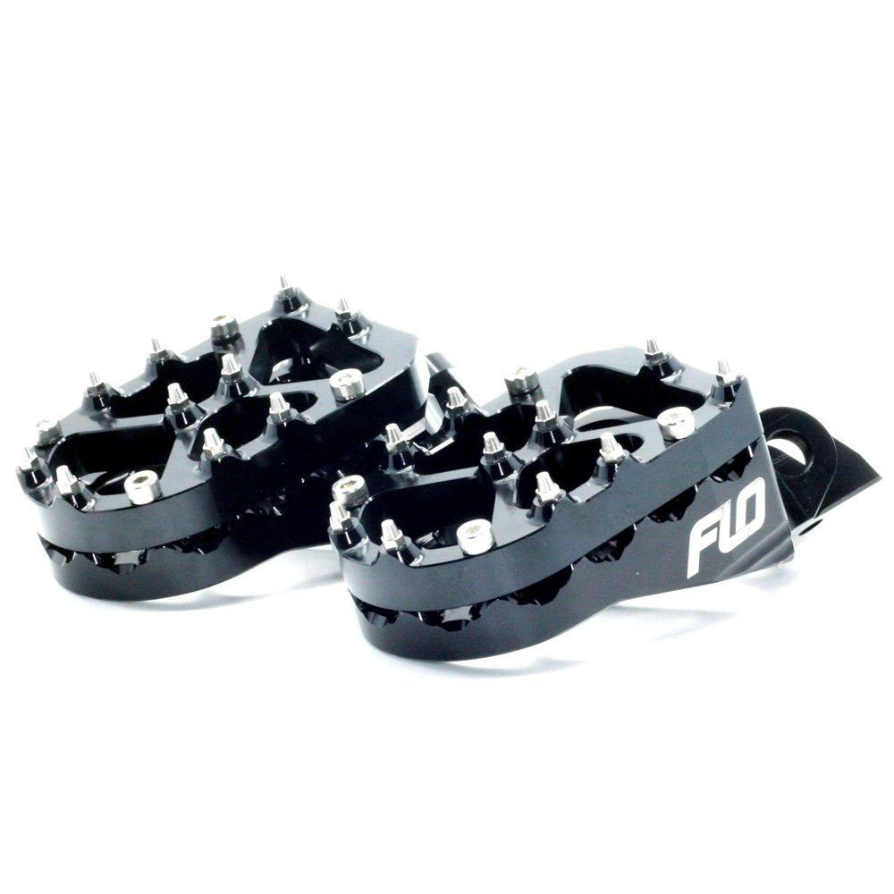 Pro Series Foot Peg Risers Black 13mm