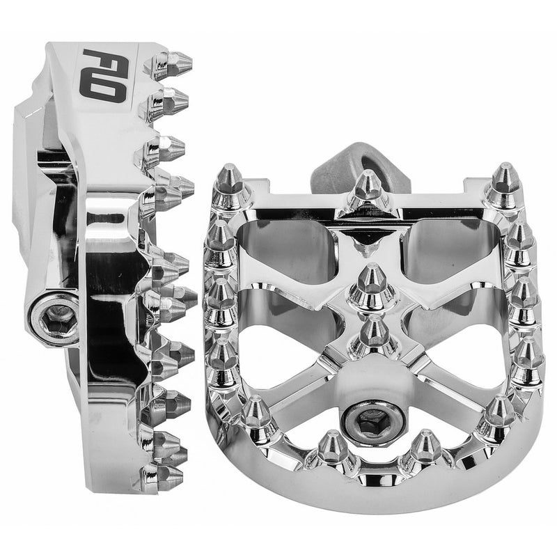 Bmx Style Footpegs Chrome