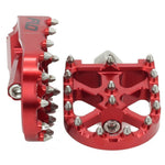 Bmx Style Foot Pegs Red