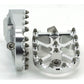 Bmx Style Foot Pegs Silver