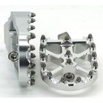 Bmx Style Foot Pegs Silver
