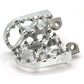 Bmx Style Foot Pegs Silver