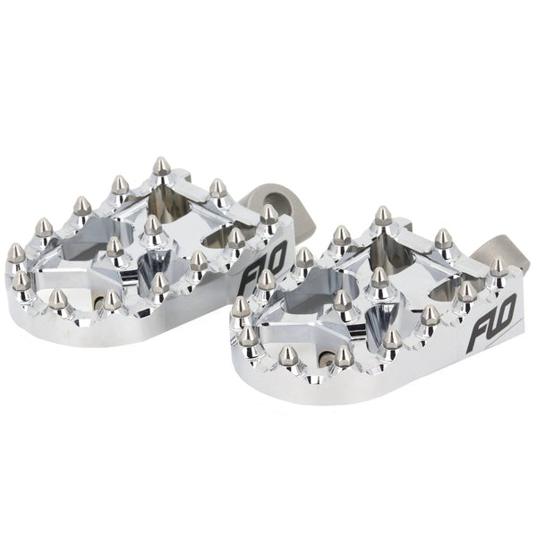 Moto Style Footpeg Set Chrome 2