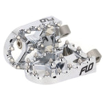 Moto Style Footpeg Set Chrome 2"X3.125"