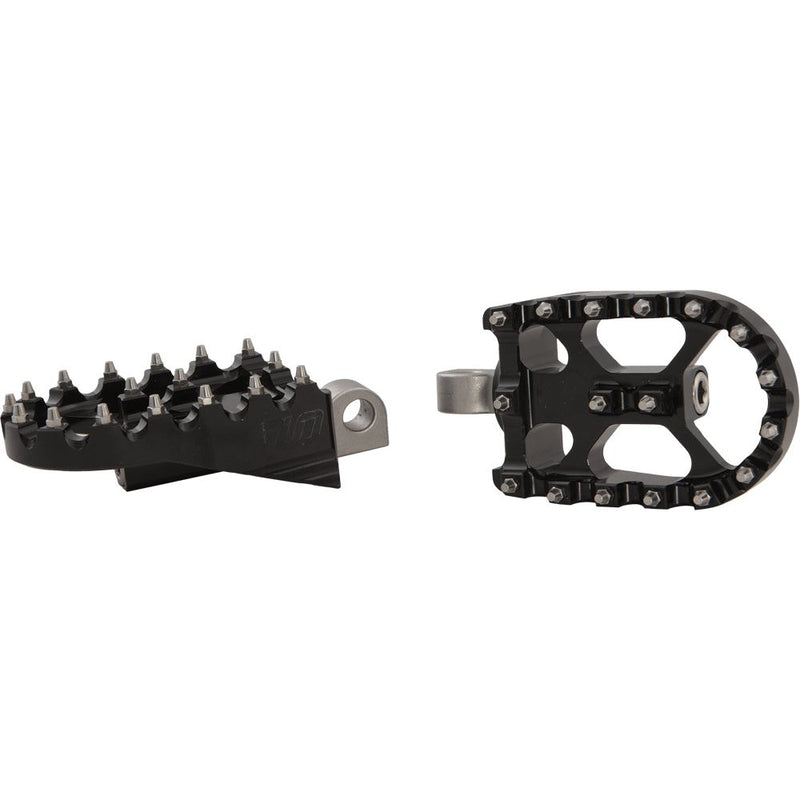 Moto Style Footpeg Set Black 2"X3.125"