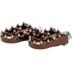 Moto Style Footpeg Set Bronze 2"X3.125"