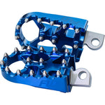 Moto Style Footpeg Set Blue 2"X 3.125"